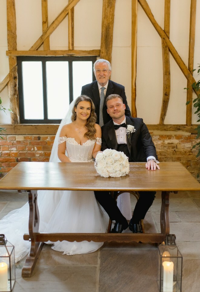 G&T Wedding Ceremony at High House Weddings, Althorne, Essex