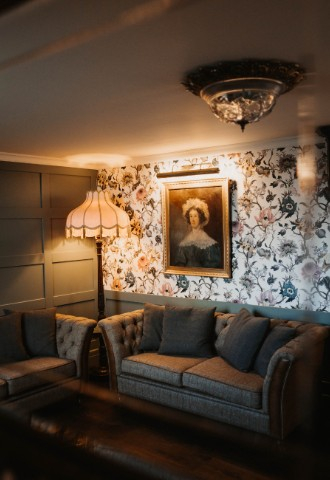 Ante Room at Auchen Castle - romantic castle wedding venue in Scotland