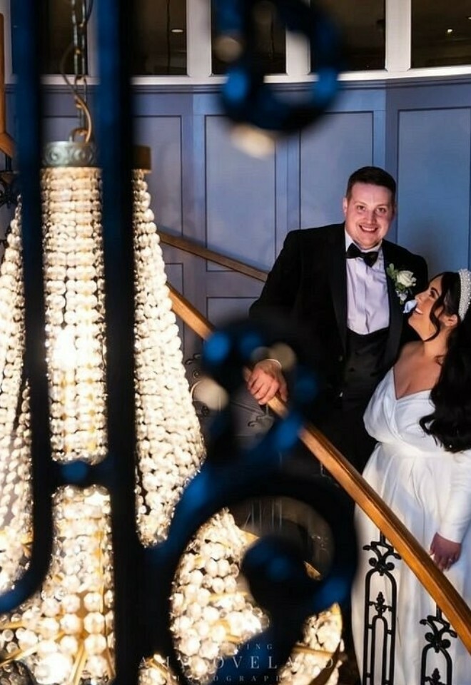 Manor Hotel Solihull Weddings Chandelier