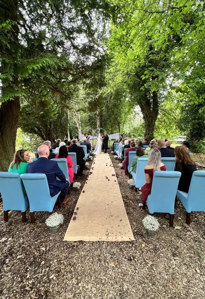 Woodland wedding venue