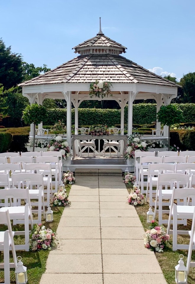 The Wedding Gazebo at The Lawn, Rochford