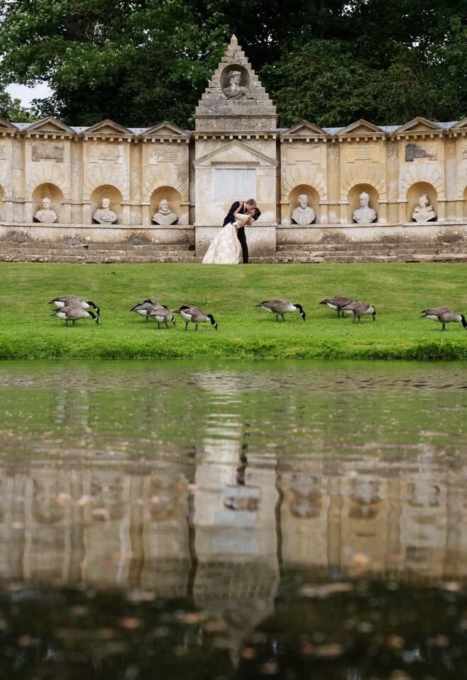 Stowe wedding portrait