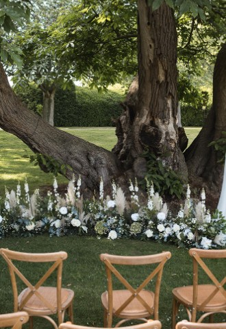 Horwood House outdoor woodland ceremony Buckinghamshire