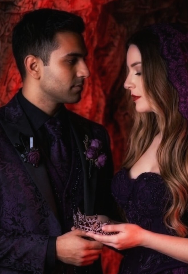 Alternative wedding photoshoot