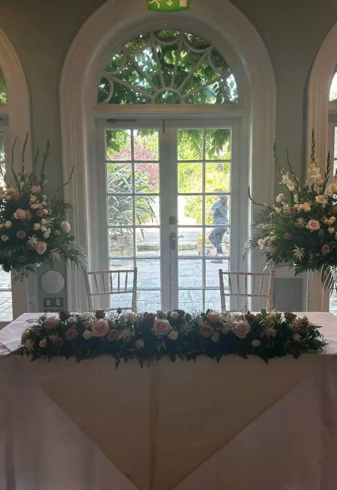ceremony table at cotswold house hotel & spa