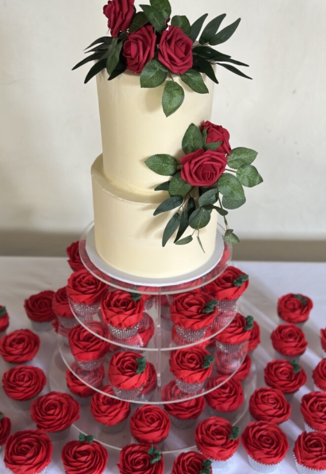 Rustic Buttercream Wedding Cake