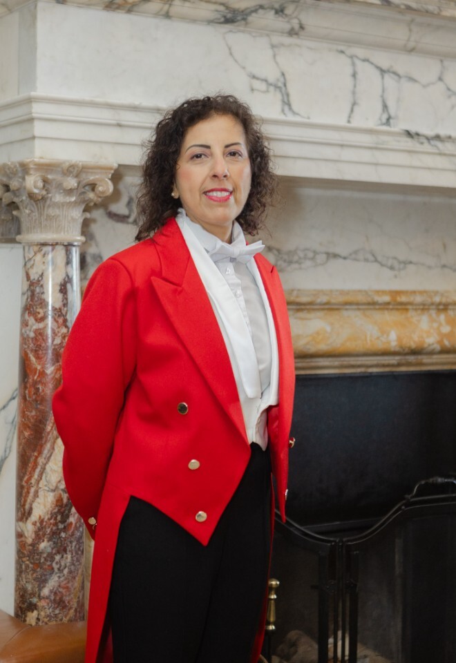 At the beautiful Wokefield Place, Berkshire