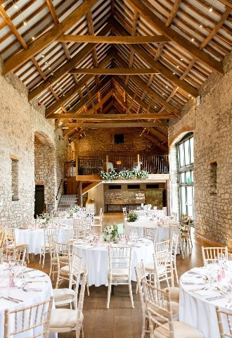 Wedding breakfast at Priston Mill near Bath