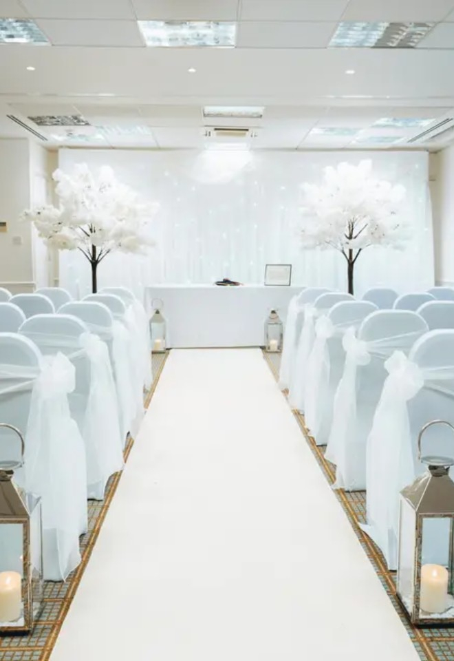 White Civil Ceremony 