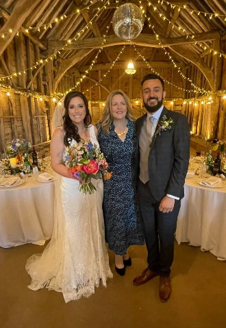 Celebrant weddings at The Barn at Brook End Green Farm