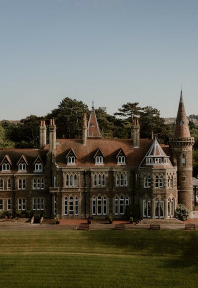 Establishing shot of the venue