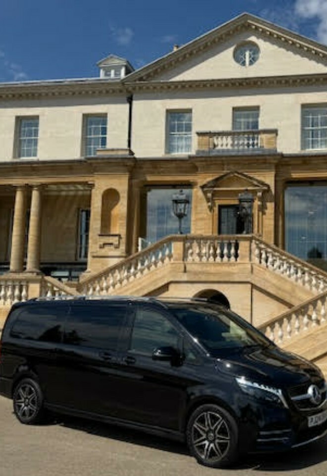 Luxury V Class Mercedes for groom / bridesmaids