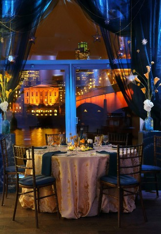 River Room Evening City View 