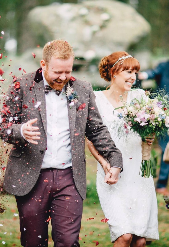 Just Married at Swinton Bivouac