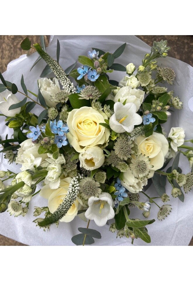 Spring bridal bouquet