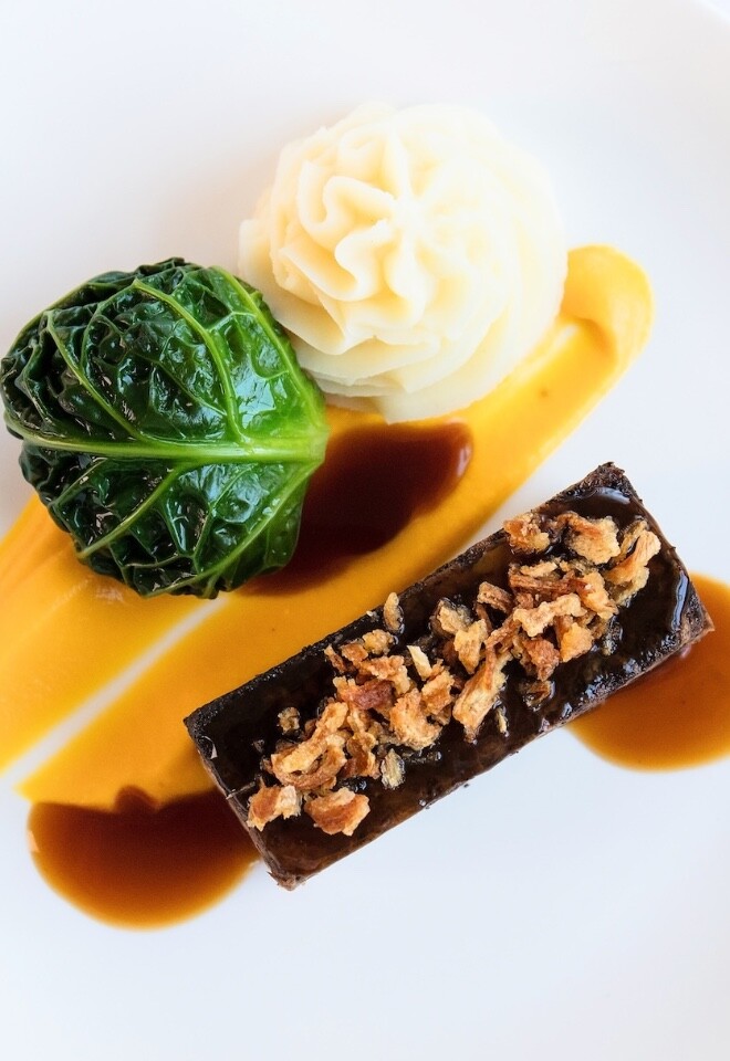 Harper Kitchens main wedding breakfast dish