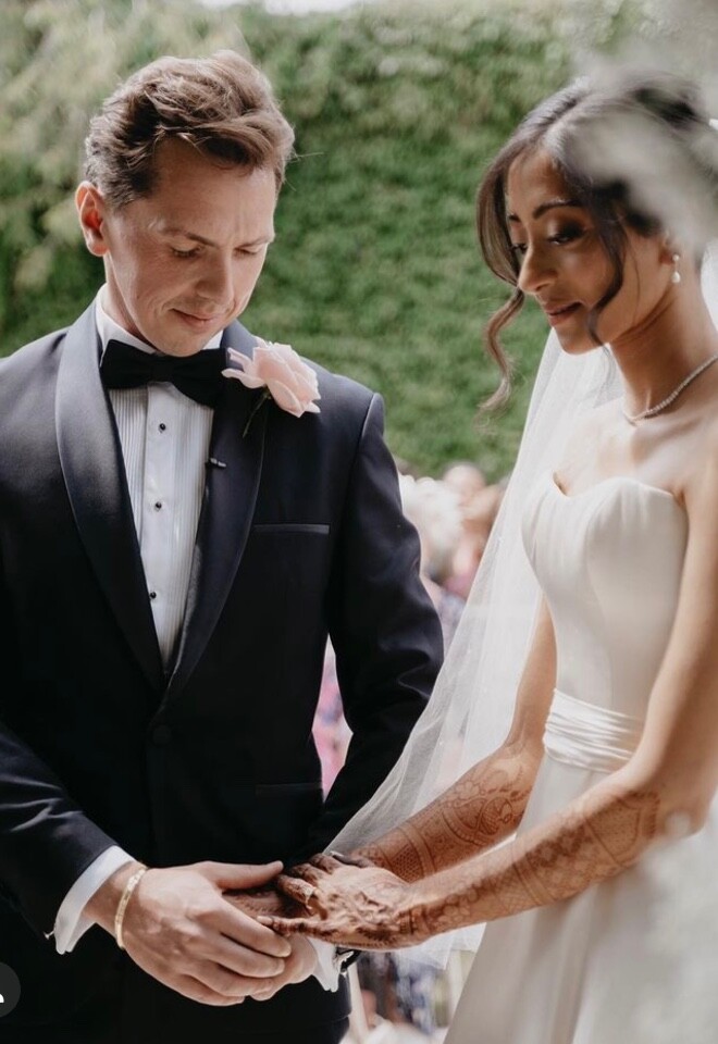 Multi-cultural fusion wedding ceremony at Eastwell manor