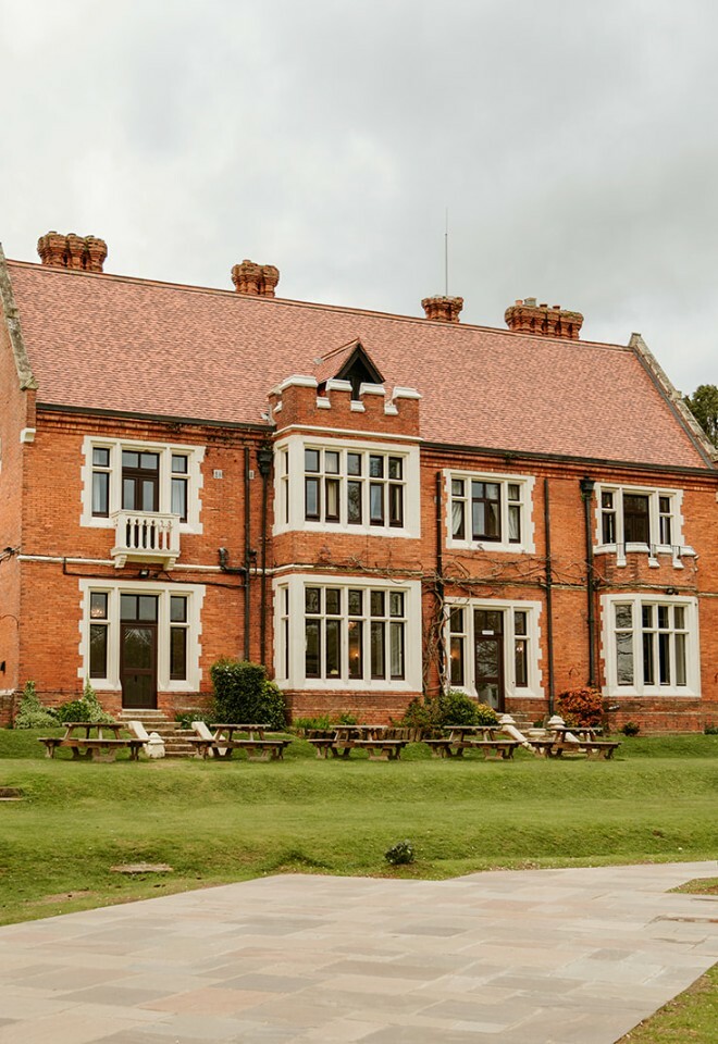 Establishing shot of the venue
