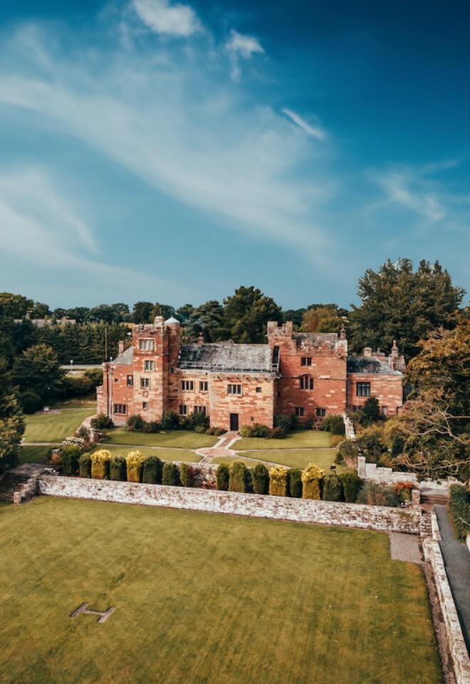 Drone shot of the venue