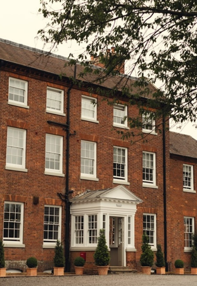 Exterior of Stockton House, Manor House Wedding Venue in Shropshire