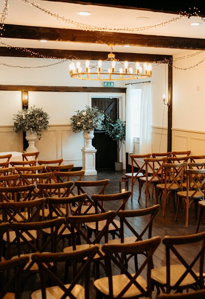 A Stable Room Ceremony at The Old Mill