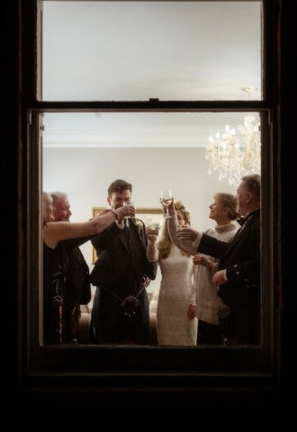 Wedding celebrations at Shieldaig Lodge