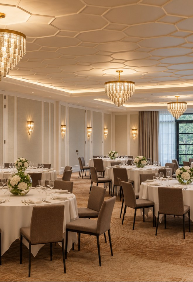 Wedding Breakfast At Fairmont Cheshire, The Mere