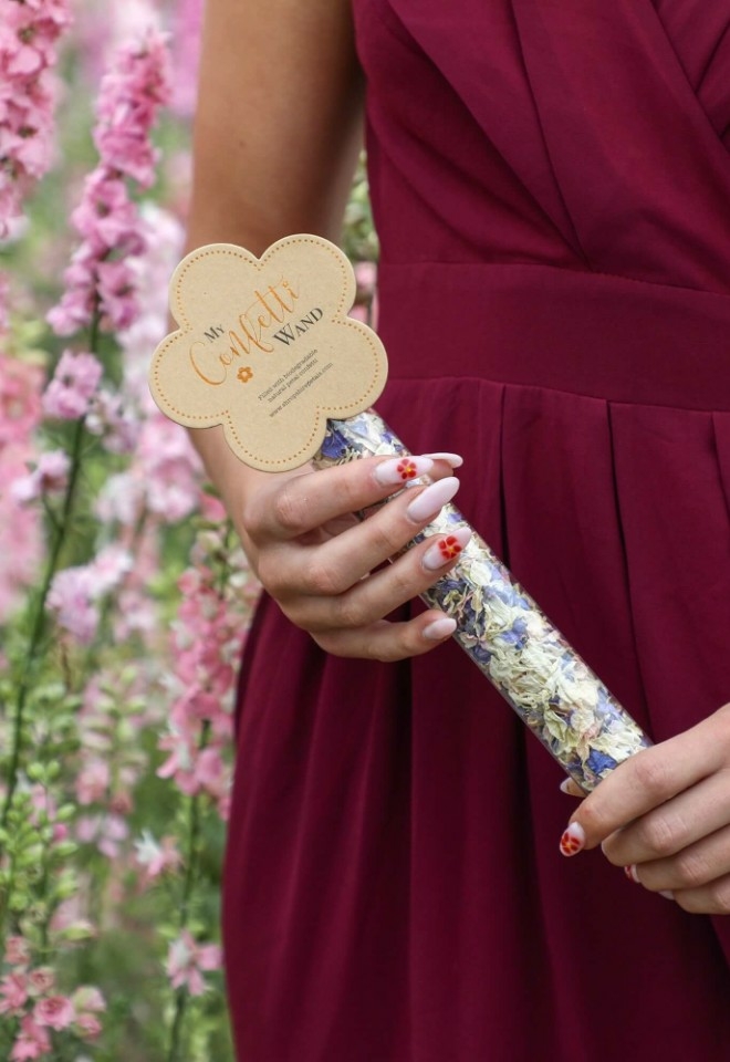 Confetti Wand available from Shropshire Petals
