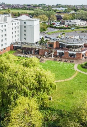 Drone View of Holiday Inn Basildon Wedding Venue