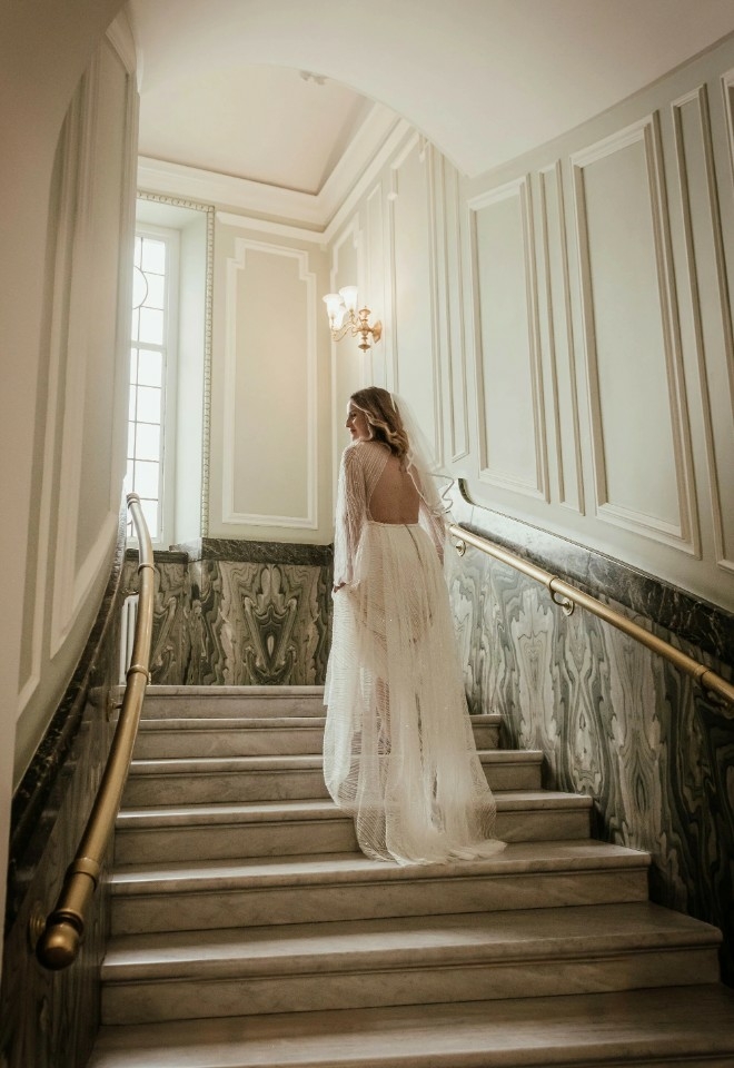 Bride at Lambeth Assembly Hall