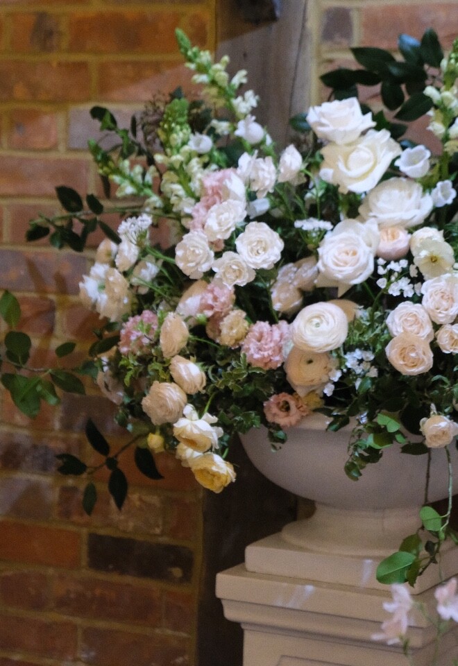 Wedding Breakfast Floral Urn