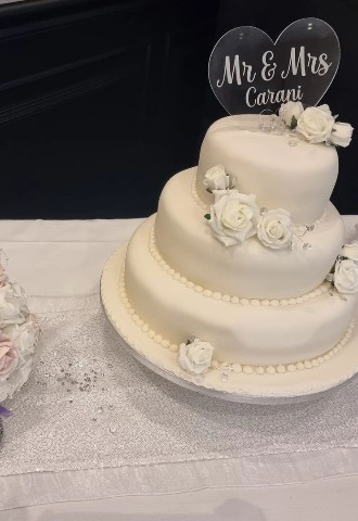 Wedding Cake at The Bold Hotel