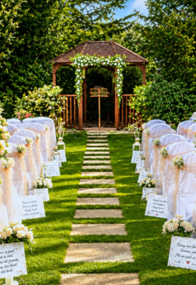 Outdoor wedding