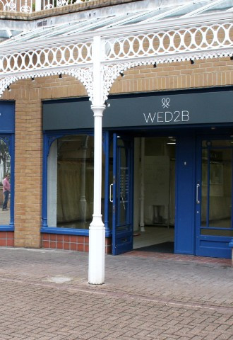 wed2b Brighton shop front