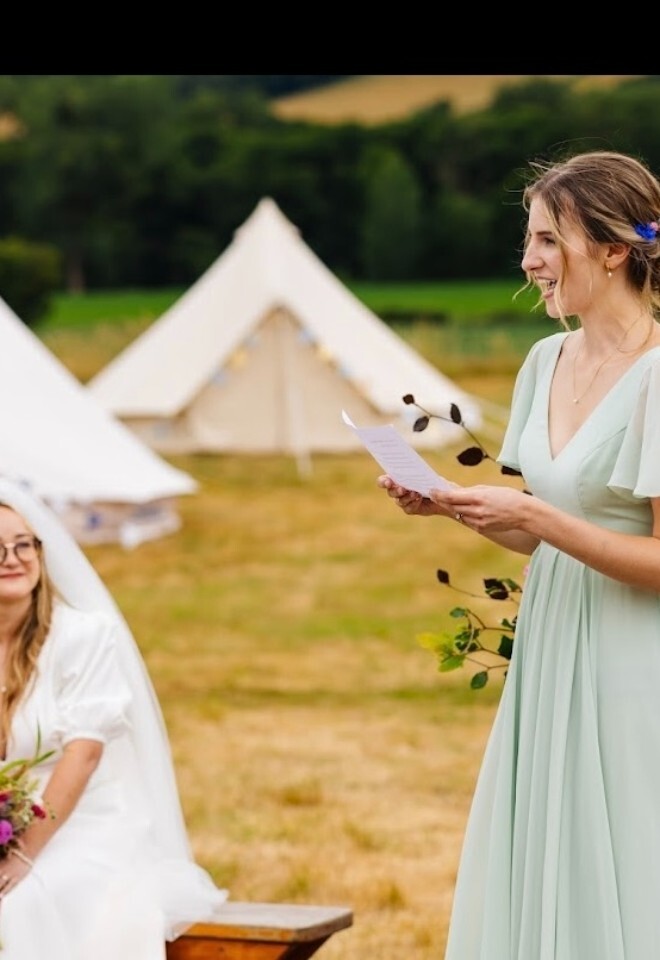 Glamping wedding 