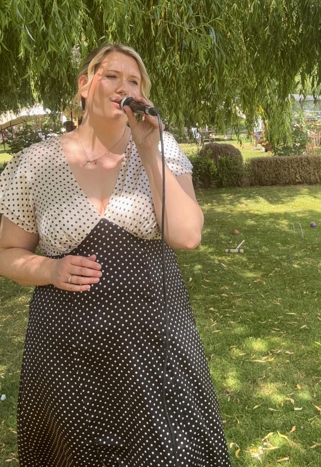 Singing outside