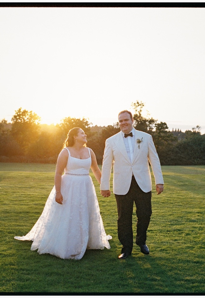 Film Wedding Photography Cotswold Sunset 