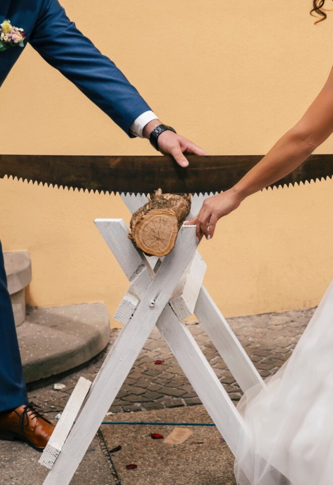 German Log Cutting Tradition