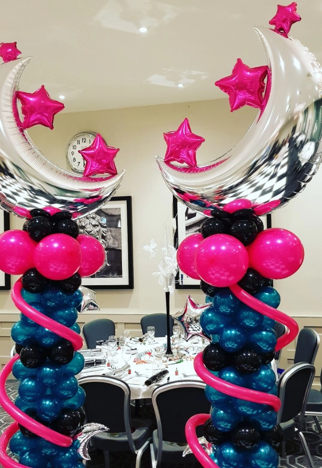 Balloon Columns - Wedding 