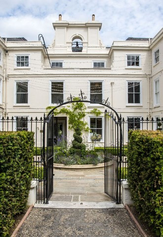 Exterior courtyard at Morden Hall South London