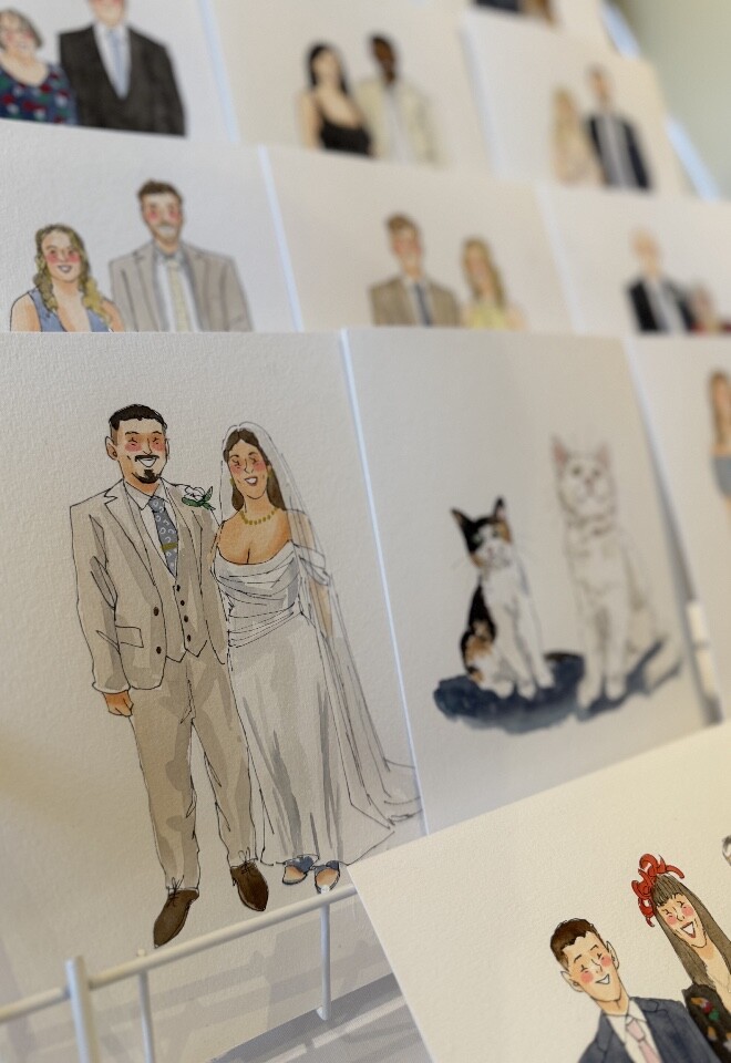 Live Wedding Illustration