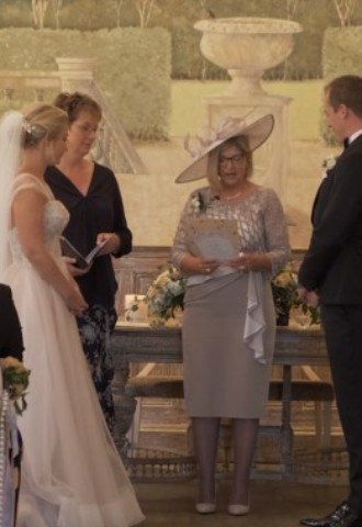 English country wedding Fawsley Hall 