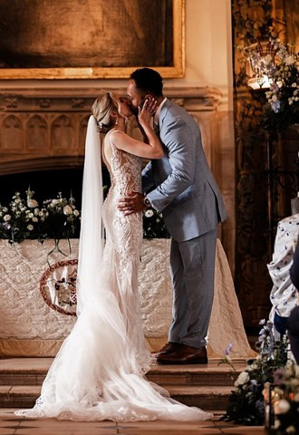 wedding ceremony Berkeley Castle