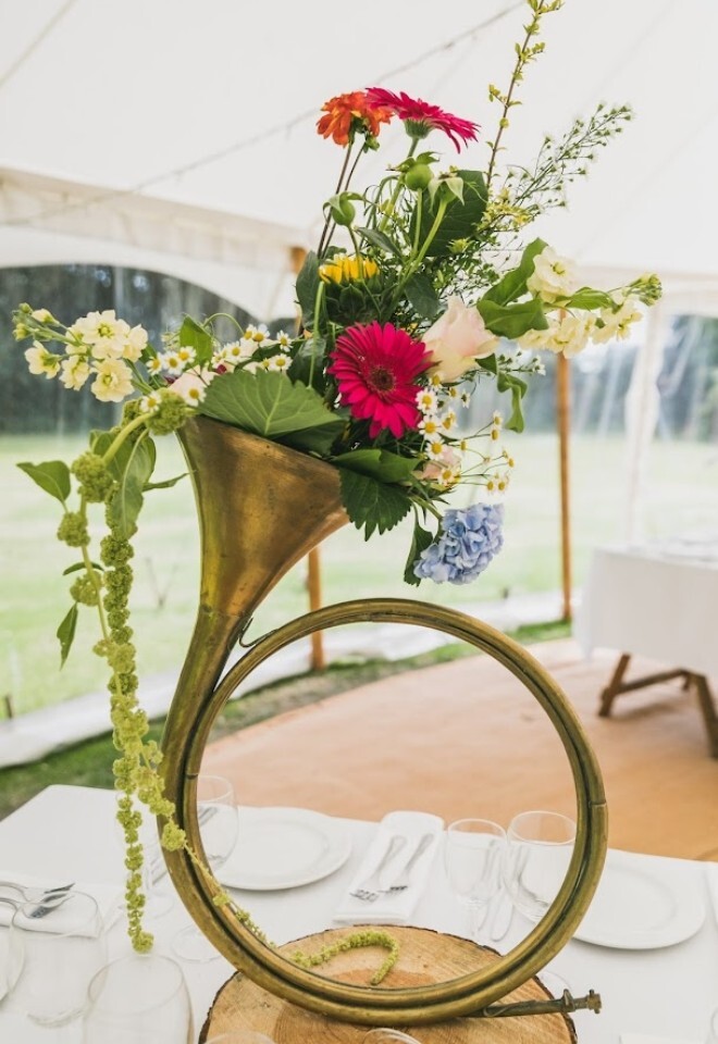French Horn table centre piece 