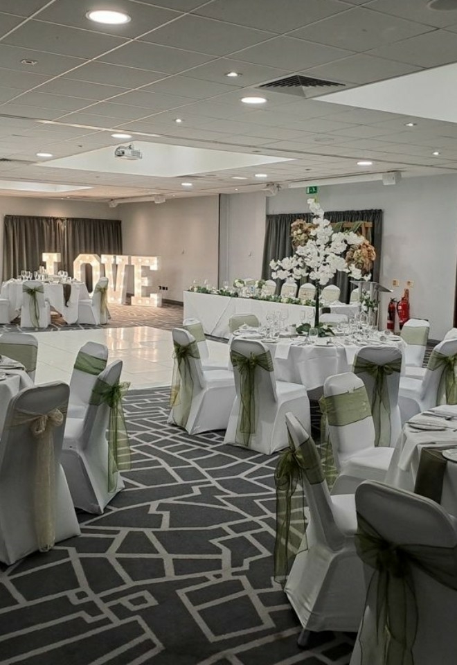 Inspiration Suite Wedding Breakfast Village Hotel Bury