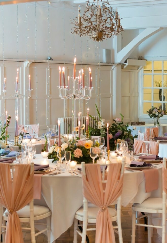 Wedding Breakfast Set Up