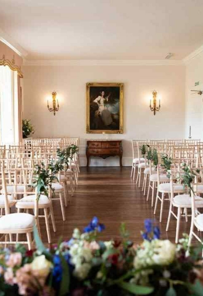 Wedding ceremony setting