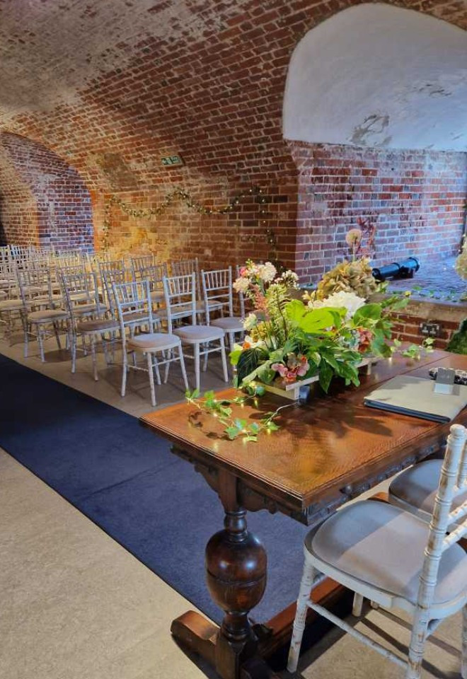 Inside Southsea Castle 