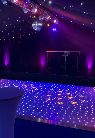 florring & lighting for weddings in North West England