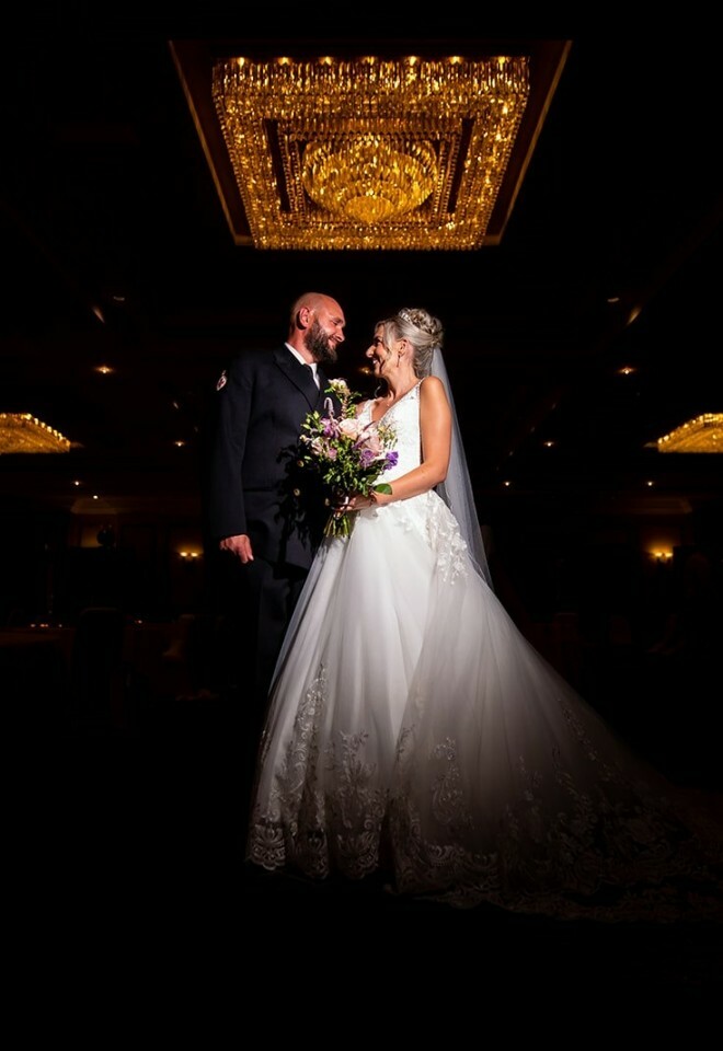 Manor Hotel Solihull Weddings Room Chandeliers